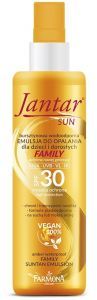 Farmona Jantar Sun SPF 30  bursztynowa wodoodporna emulsja do opalania dla dzieci i dorosłych 200 ml