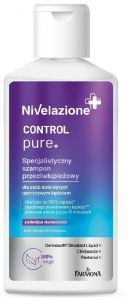 Farmona Nivelazione+ Control pure specjalistyczny szampon przeciwłupieżowy dla osób dotkniętych uporczywym łupieżem 100 ml