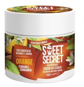 Farmona Sweet Secret - regenerujący krem hybrydowy do ciała POMARAŃCZA Z KARMELEM I CYNAMONEM 200 ml