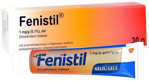 Fenistil 1 mg/g żel 30 g (import równoległy - Delfarma)