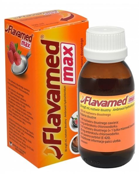 Flavamed max roztwór doustny 30 mg/5 ml 100 ml