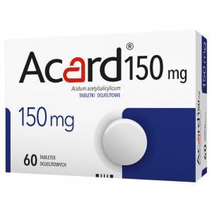 Acard 150 mg x 60 tabl dojelitowych