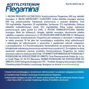 Acetylcysteinum Flegamina 600 mg x 10 tabl musujących