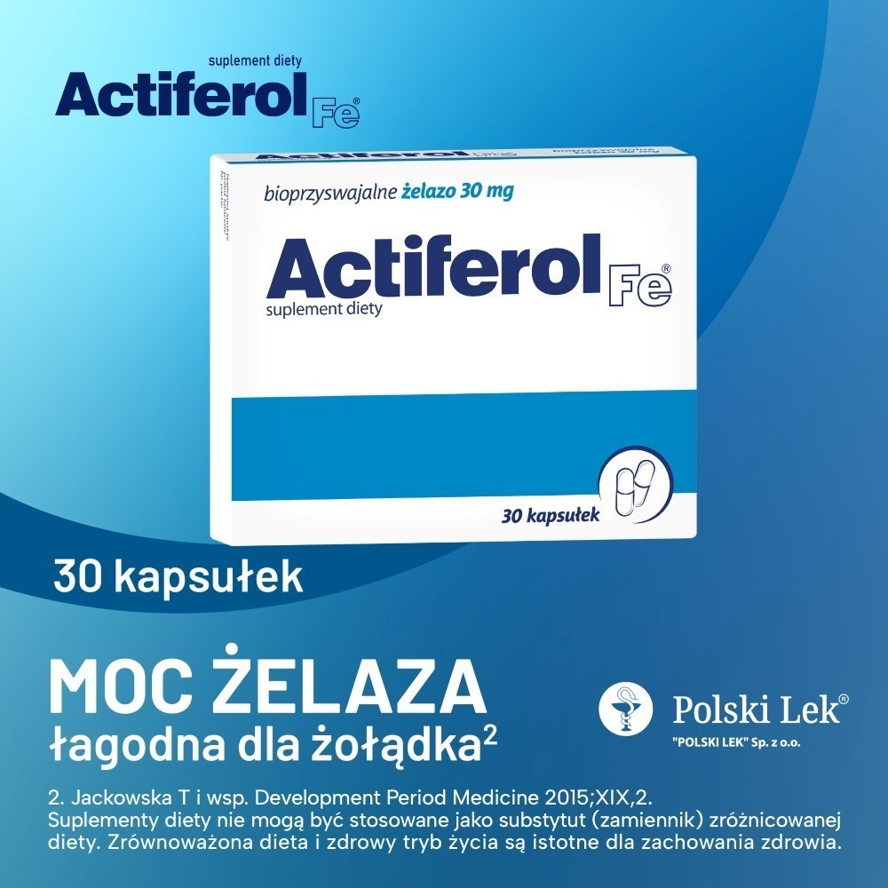 Actiferol Fe 30 mg x 30 kaps