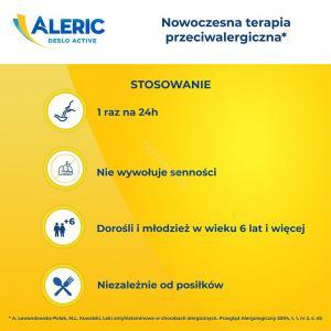 Aleric Deslo Active 0,5 mg/ml syrop na alergię i katar sienny dla dzieci 60 ml