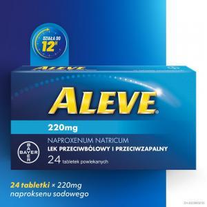 Aleve 220 mg x 24 tabl powlekane