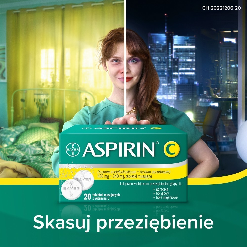 Aspirin C x 20 tabl musujących
