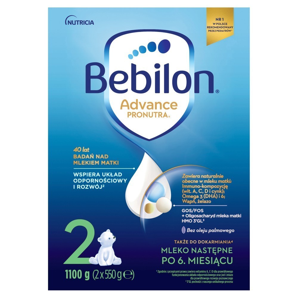 Bebilon 2 z Pronutra Advance 1100 g
