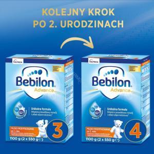 Bebilon 3 z Pronutra Advance w czteropaku - 4 x 1100 g