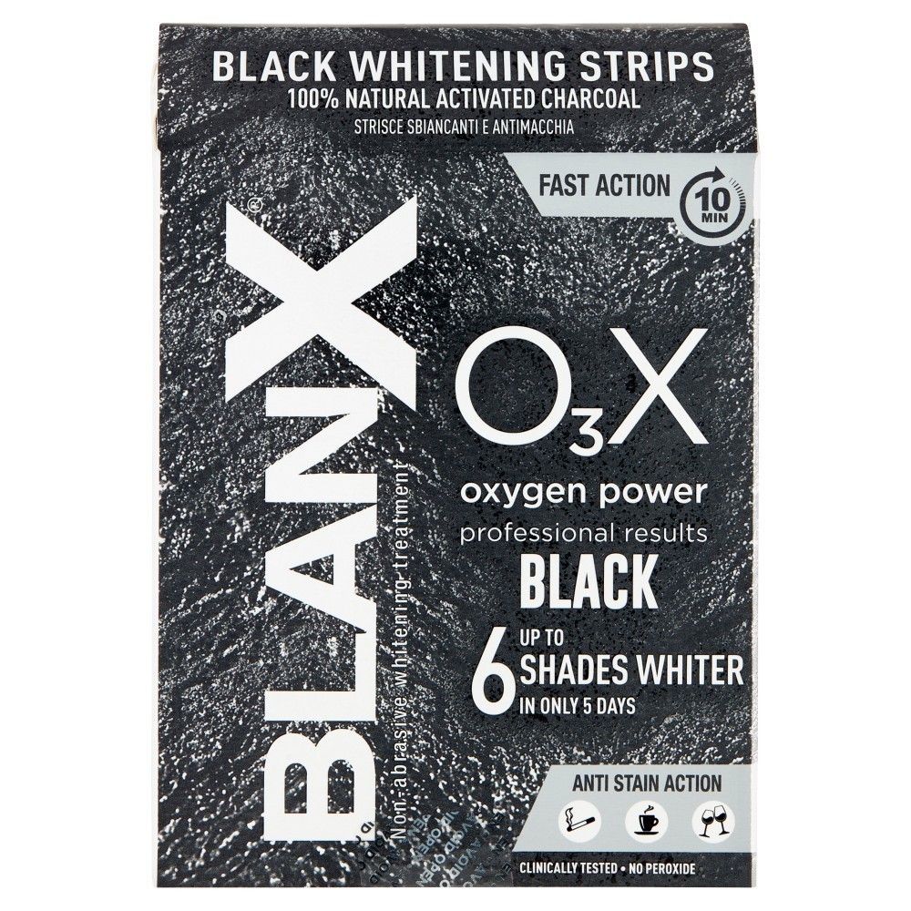Blanx O3X Black paski wybielające do zębów x 10 szt