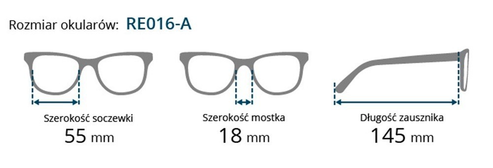 Brilo okulary do czytania RE016-A/200 (+2,0)