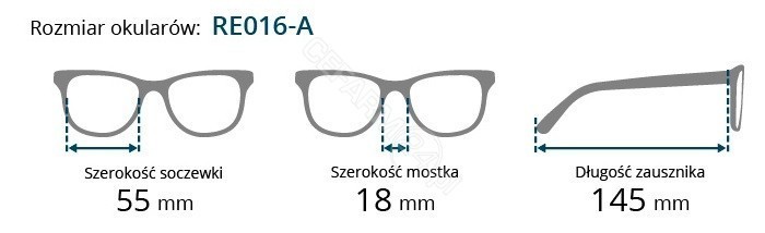 Brilo okulary do czytania RE016-A/300 (+3.0)