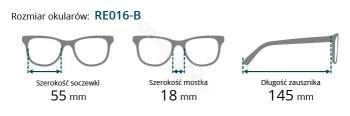 Brilo okulary do czytania  RE016-B/250 (+2.5)
