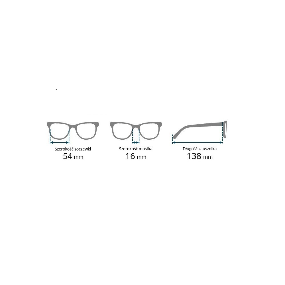 Brilo okulary do czytania RE022-B/100 (+1.0)