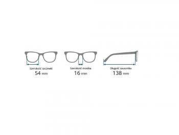 Brilo okulary do czytania RE022-C/150 (+1,5)