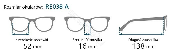 Brilo okulary do czytania RE038-A/200 (+2.0)