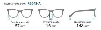 Brilo okulary do czytania RE042-A/250 (+2.5)