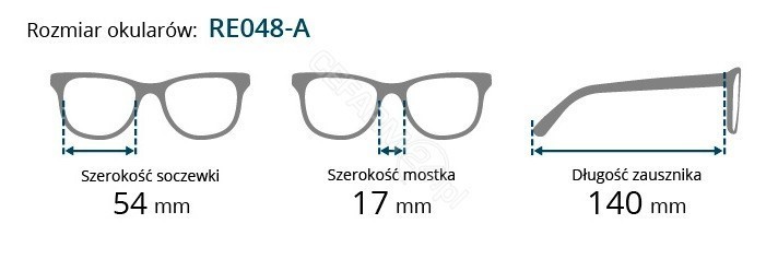 Brilo okulary do czytania RE048-A/150 (+1.5)