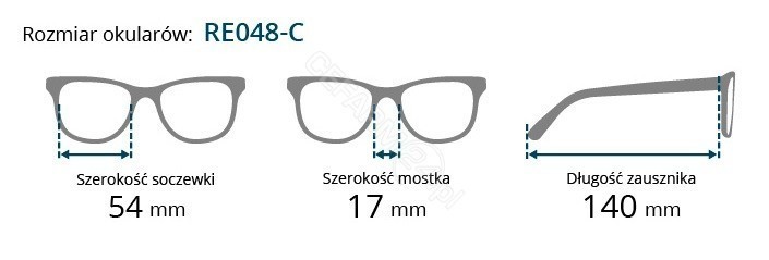 Brilo okulary do czytania RE048-C/200 (+2.0)