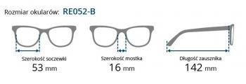 Brilo okulary do czytania RE052-B/250 (+2,5)