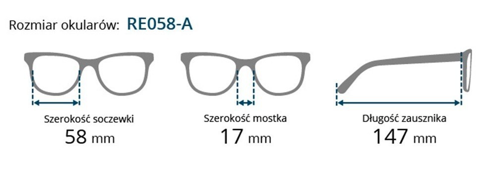 Brilo okulary do czytania RE058-A/100 (+1,0)