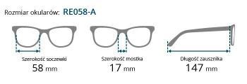 Brilo okulary do czytania RE058-A/150 (+1,5)