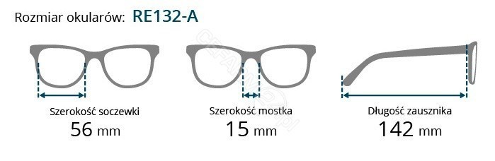 Brilo okulary do czytania RE132-A/350 (+3.5)