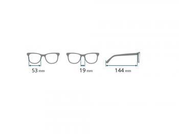 Brilo okulary do czytania RE140-B/150 (+1,5)