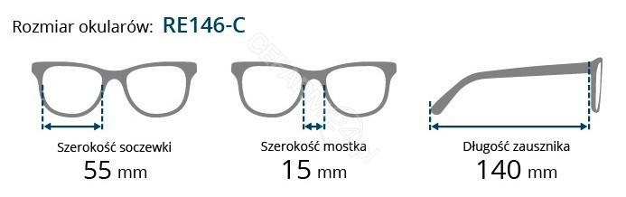 Brilo okulary do czytania RE146-C/300 (+3.0)