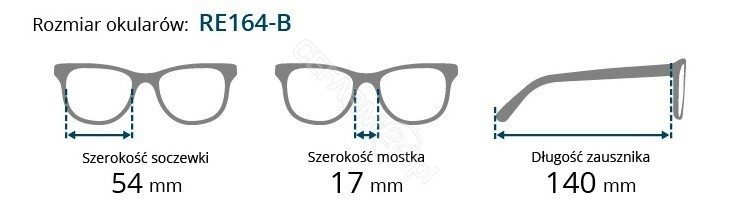 Brilo okulary do czytania RE164-B/300 (+3.0)