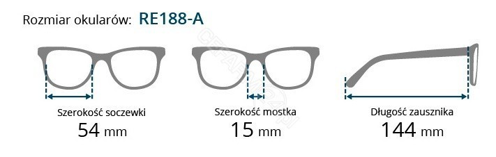 Brilo okulary do czytania RE188-A/250 (+2.5)