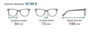 Brilo okulary do czytania RE188-B/300 (+3.0)