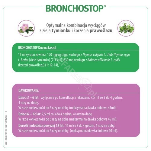 Bronchostop Duo na kaszel syrop 200 ml