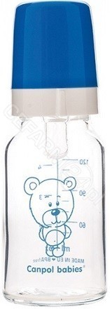 Canpol babies butelka szklana z nadrukiem 120 ml (42/102)