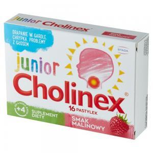 Cholinex junior x 16 pastylek do ssania