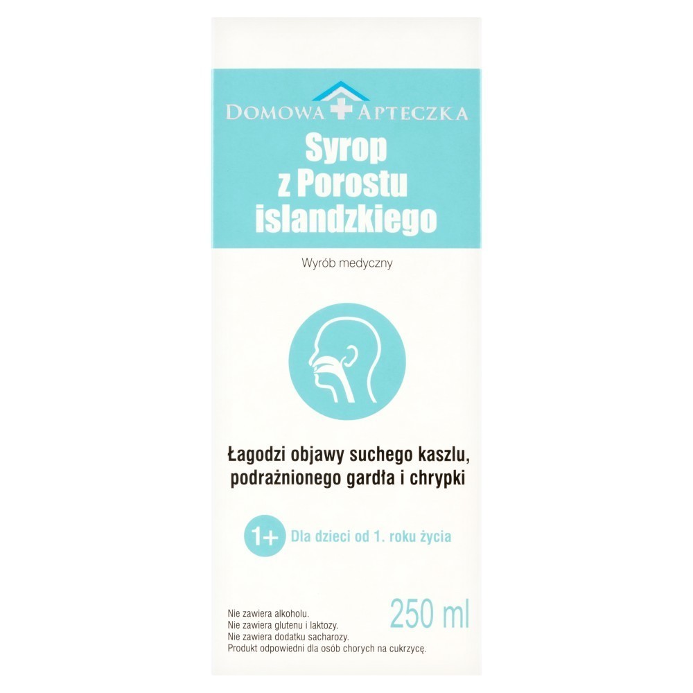 Domowa Apteczka Syrop z Porostu islandzkiego 250 ml