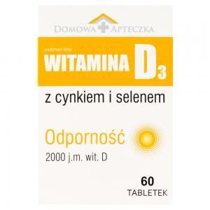 Domowa Apteczka witamina D3 z cynkiem i selenem x 60 tabl