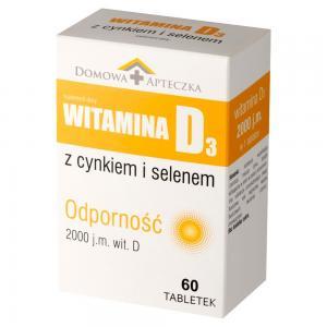 Domowa Apteczka witamina D3 z cynkiem i selenem x 60 tabl