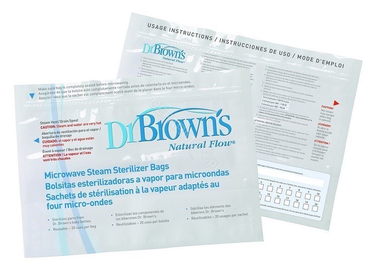 Dr Brown's torebki do sterylizacji x 5 szt