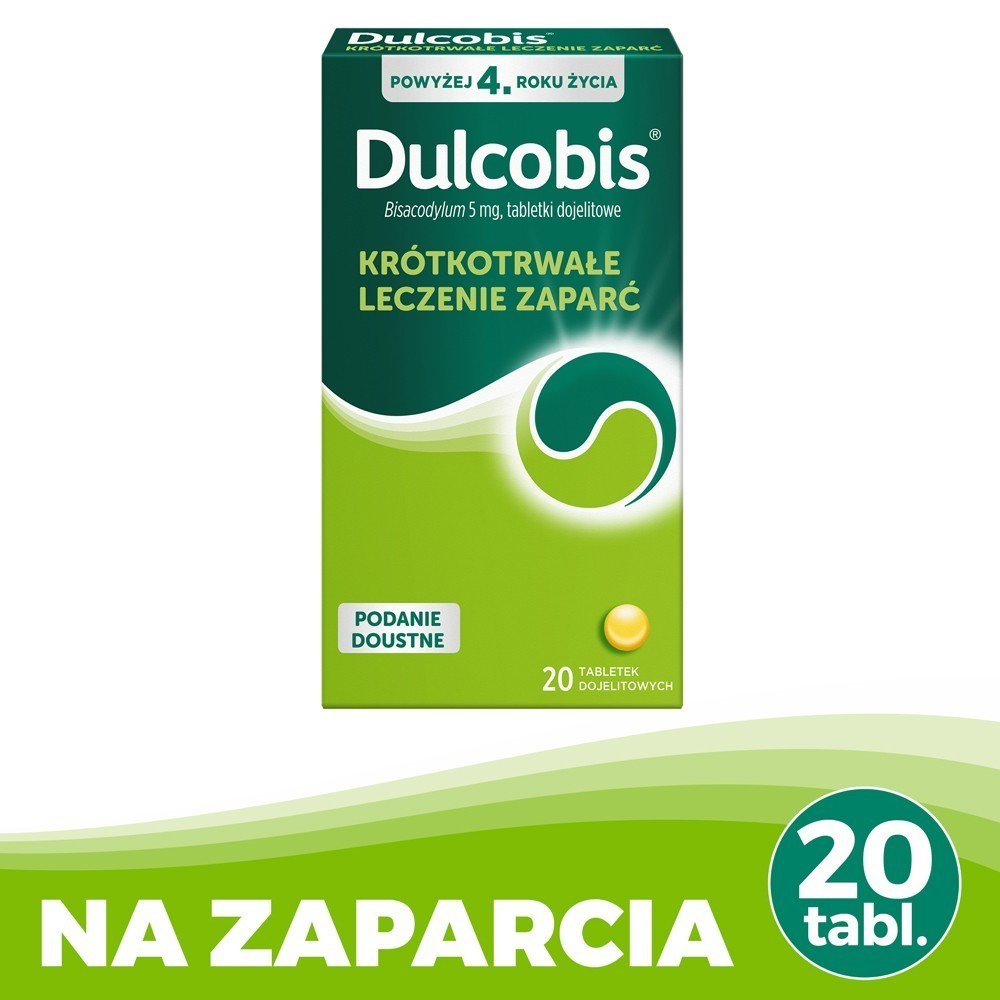 Dulcobis 5 mg x 20 tabl dojelitowych