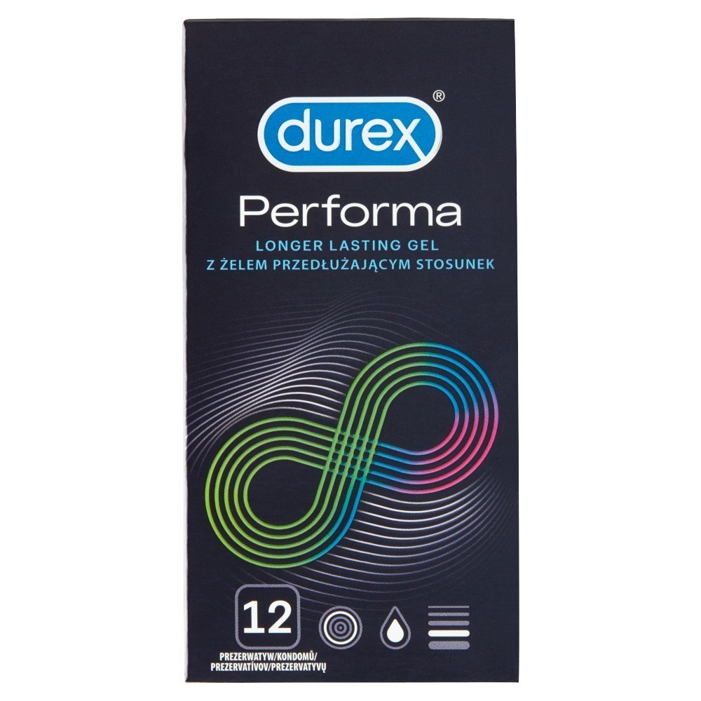 Durex Performa prezerwatywy przedłużające stosunek x 12 szt