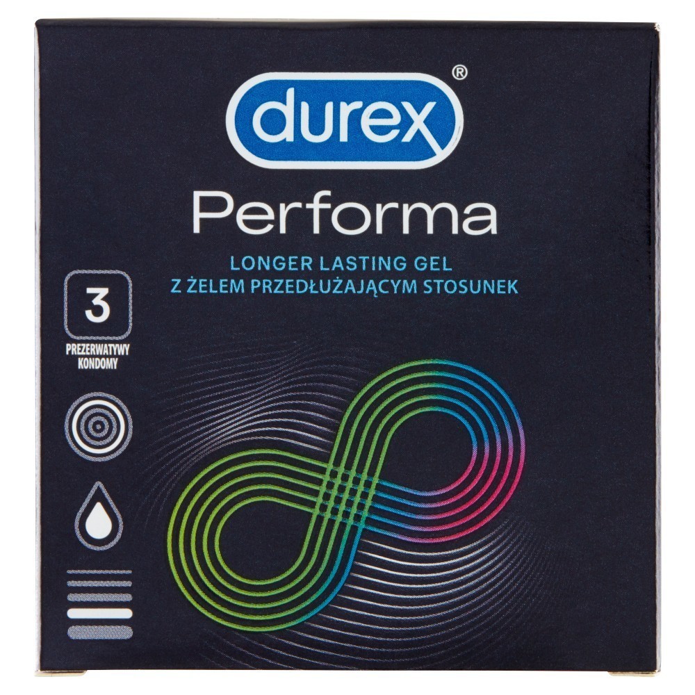 Durex Performa prezerwatywy przedłużające stosunek x 3 szt