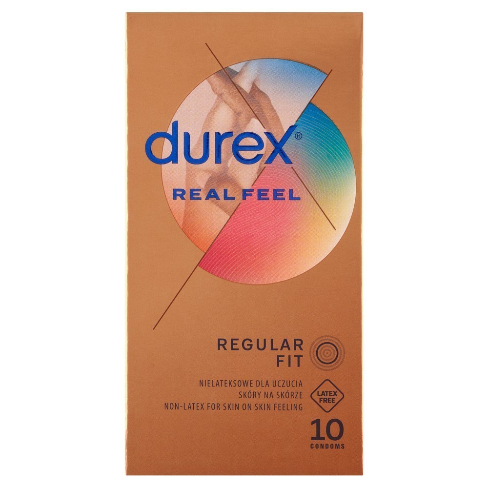 Durex Real Feel prezerwatywy gładkie bez lateksu x 10 szt w dwupaku (2 x 10 szt)