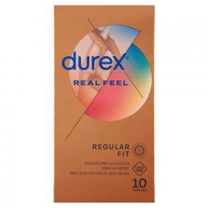 Durex Real Feel prezerwatywy gładkie bez lateksu x 10 szt w dwupaku (2 x 10 szt)
