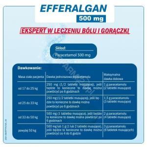 Efferalgan 500 mg x 16 tabl musujących