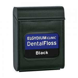 Elgydium czarna nić dentystyczna z chlorheksydyną 50 m