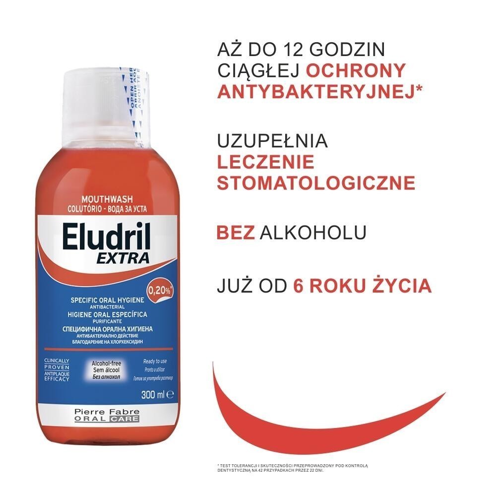 Eludril Extra 0,2% płyn do płukania jamy ustnej 300 ml