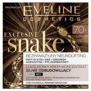 Eveline Exclusive Snake 70+ luksusowy krem  - koncentrat silnie odbudowujący 50 ml