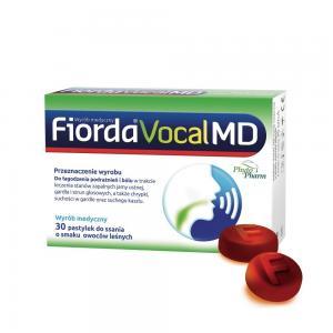 Fiorda Vocal MD o smaku owoców leśnych x 30 pastylek do ssania