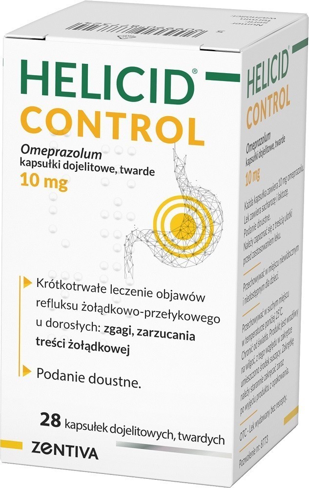 Helicid control (Helicid) 10 mg x 28 kaps